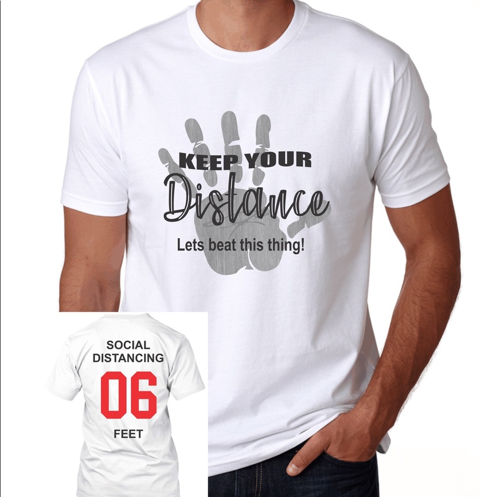 Social distancing. Keep Your Distance Unisex Tee